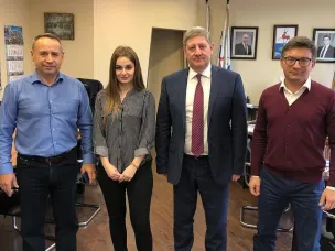 Рабочая встреча директора Госюрбюро Фомичева М.Н. с главой МСУ г. Кстово Чертковым Г.А.